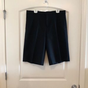 Women's black shorts.